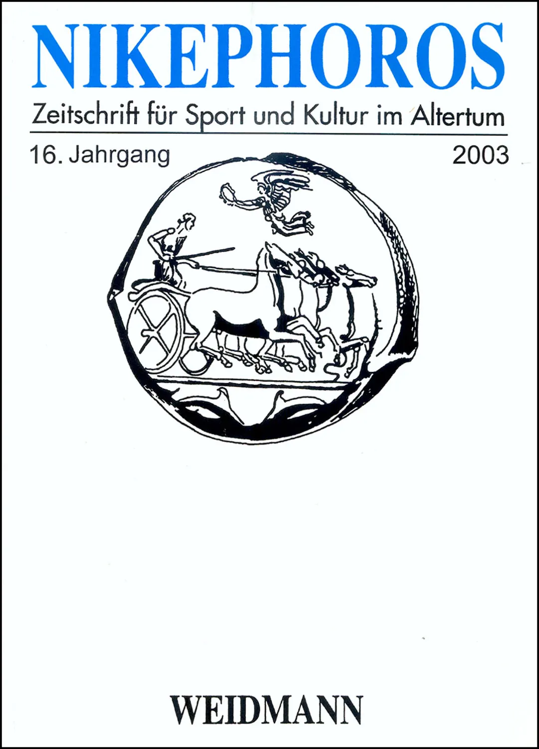 Nikephoros - Zeitschrift für Sport und Kultur im Altertum